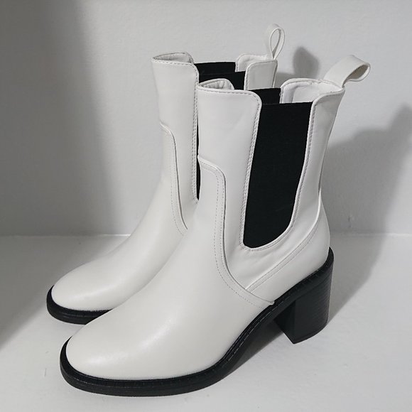Dream Pairs Shoes - NIB Dream Pairs Diva Chunky Chelsea Platform Disco Heeled Booties 8.5